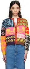 Ashley Williams Multicolor Patchwork Cardigan In Multi