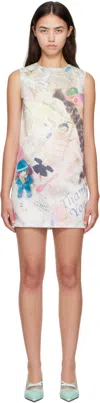 Ashley Williams Multicolor Printed Minidress In Multi