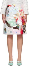 Ashley Williams Multicolor Trash Midi Skirt In Multi