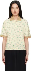 Ashley Williams Off-white Bunny Polo In Bunny