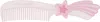 Ashley Williams Pink Shooting Star Comb Hair Clip In Pink
