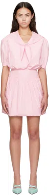 Ashley Williams Pink Yuki Minidress In Pink