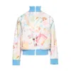 Ashley Williams Graphic-print High-neck Jacket In Multi