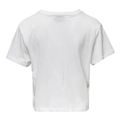 Ashley Williams White Cropped T-shirt