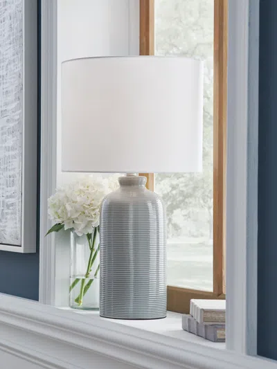Ashley Wimlow Table Lamp In Blue