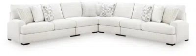 Ashley Wynncroft Manor 5-piece Next-gen Nuvella™ Performance Fabric Sectional In Multi