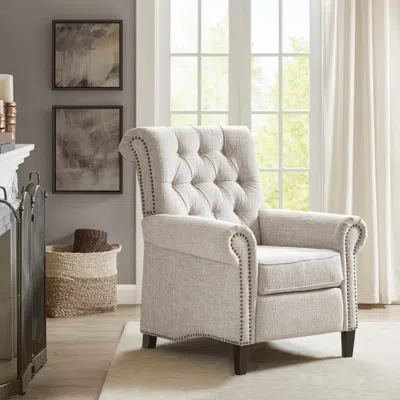 Ashley Zak Manual Recliner In White