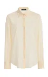Ashlyn Aileen Cotton-blend Shirt In Neutral