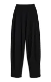Ashlyn Blaine Paneled Fleece Pants In Black