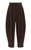 Ashlyn Blaine Paneled Fleece Pants In Brown