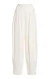 Ashlyn Blaine Wide-leg Tailored Pants In White