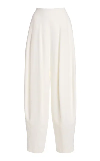 Ashlyn Blaine Wide-leg Tailored Pants In White
