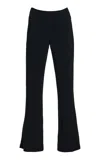 Ashlyn Cade Kick Flare Tailored Pants In Black