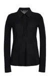 Ashlyn Colt Half Placket Top In Black