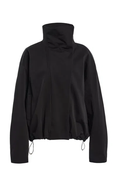 Ashlyn Dana Cotton Jacket In Black