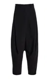 Ashlyn Fuyu Tailored Wool Pants In Black