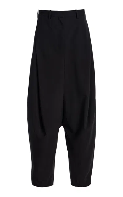 Ashlyn Fuyu Tailored Wool Pants In Black