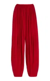 Ashlyn Gabriel Gathered Pants In Red