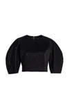 Ashlyn Kaes Cotton Blouse In Black