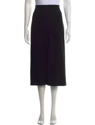 Pre-owned Ashlyn Midi Length Skirt W/ Tags In Black