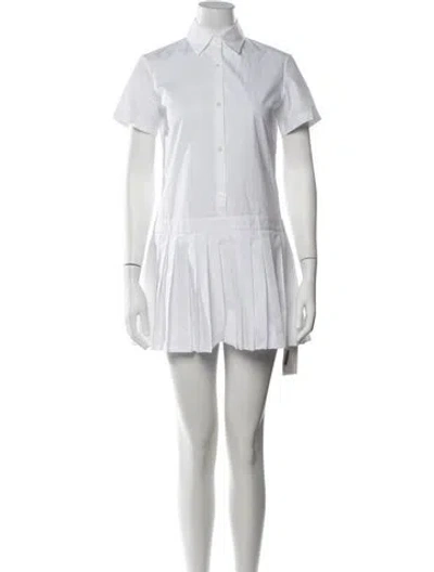 Pre-owned Ashlyn Mini Dress In White