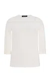 Ashlyn Onna Half Sleeve Top In White