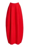 Ashlyn Suzu Maxi Skirt In Red