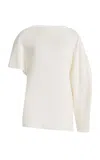 Ashlyn Talia Twist Blouse In White