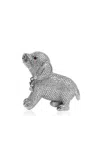 Ashna Mehta 14k White Gold Dog1 Customized Bag Bijoux