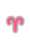 Ashna Mehta 18k White Gold Aries Customized Bag Bijoux