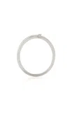 Ashna Mehta 18k White Gold Bag Charm Extension Oval Ring