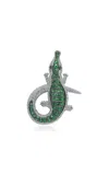 Ashna Mehta 18k White Gold Crocodile Customized Bag Bijoux