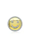 Ashna Mehta 18k Yellow Gold  Smiley Customized Bag Bijoux