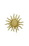 Ashna Mehta 18k Yellow Gold Sun Customized Bag Bijoux