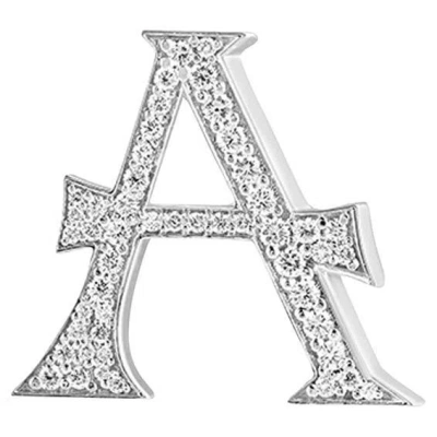Pre-owned Ashna Mehta Alphabet 'a' Bag Bijoux With Natural Diamonds In Multi