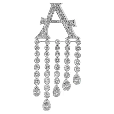 Pre-owned Ashna Mehta Alphabet Customized Waterfall Bag Bijoux In Multi