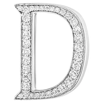 Pre-owned Ashna Mehta Alphabet 'd' Bag Bijoux With Natural Diamonds In Multi