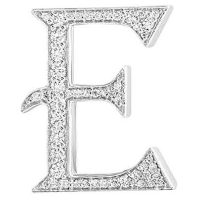 Pre-owned Ashna Mehta Alphabet 'e' Bag Bijoux With Natural Diamonds In Multi