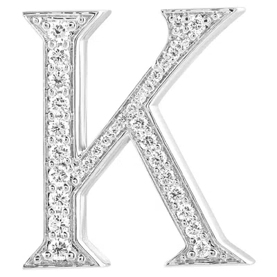 Pre-owned Ashna Mehta Alphabet 'k' Bag Bijoux With Natural Diamonds In Multi