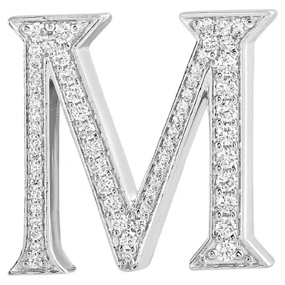Pre-owned Ashna Mehta Alphabet 'm' Bag Bijoux With Natural Diamonds In Multi