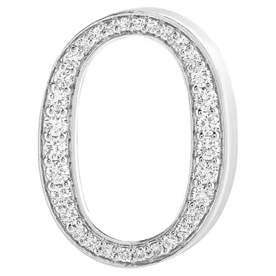 Pre-owned Ashna Mehta Alphabet 'o' Bag Bijoux With Natural Diamonds In Multi