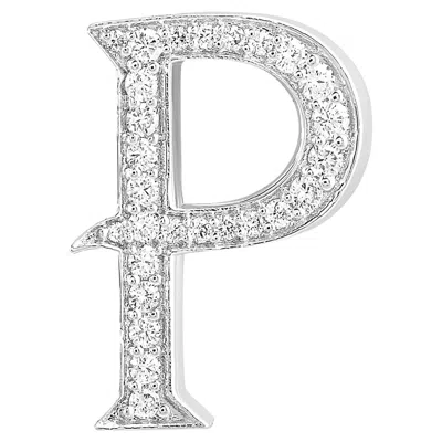 Pre-owned Ashna Mehta Alphabet 'p' Bag Bijoux With Natural Diamonds In Multi