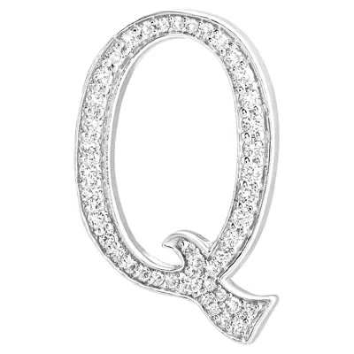 Pre-owned Ashna Mehta Alphabet 'q' Bag Bijoux With Natural Diamonds In Multi
