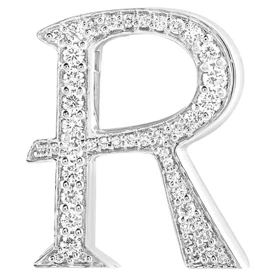 Pre-owned Ashna Mehta Alphabet 'r' Bag Bijoux With Natural Diamonds In Multi