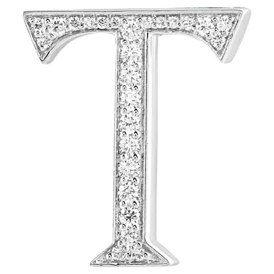 Pre-owned Ashna Mehta Alphabet 't' Bag Bijoux With Natural Diamonds In Multi