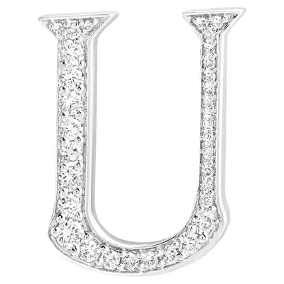 Pre-owned Ashna Mehta Alphabet 'u' Bag Bijoux With Natural Diamonds In Multi