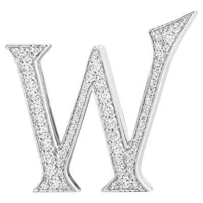 Pre-owned Ashna Mehta Alphabet 'w' Bag Bijoux With Natural Diamonds In Multi