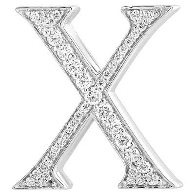 Pre-owned Ashna Mehta Alphabet 'x' Bag Bijoux With Natural Diamonds In Multi