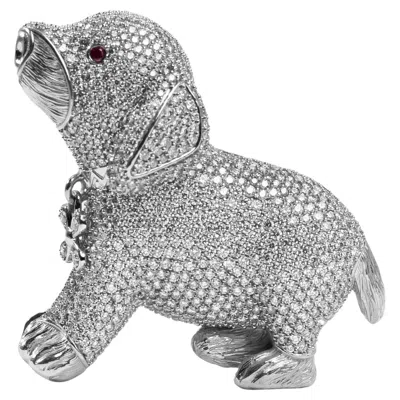 Pre-owned Ashna Mehta Dog Customized Bag Bijoux In Multi