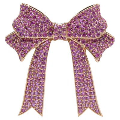 Pre-owned Ashna Mehta Rose Gold Bow Customized Bag Bijoux In Red